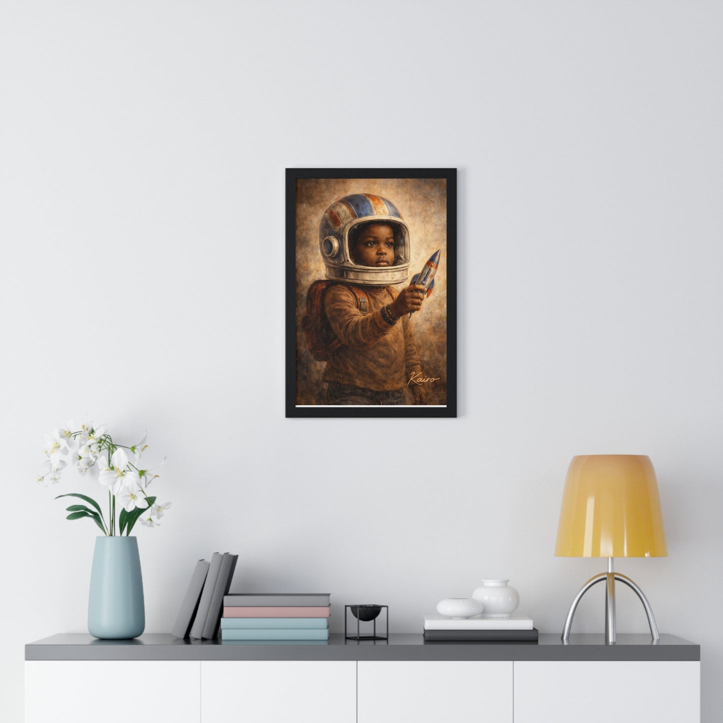 Through Kasen's Eyes  | Vertical Framed Poster