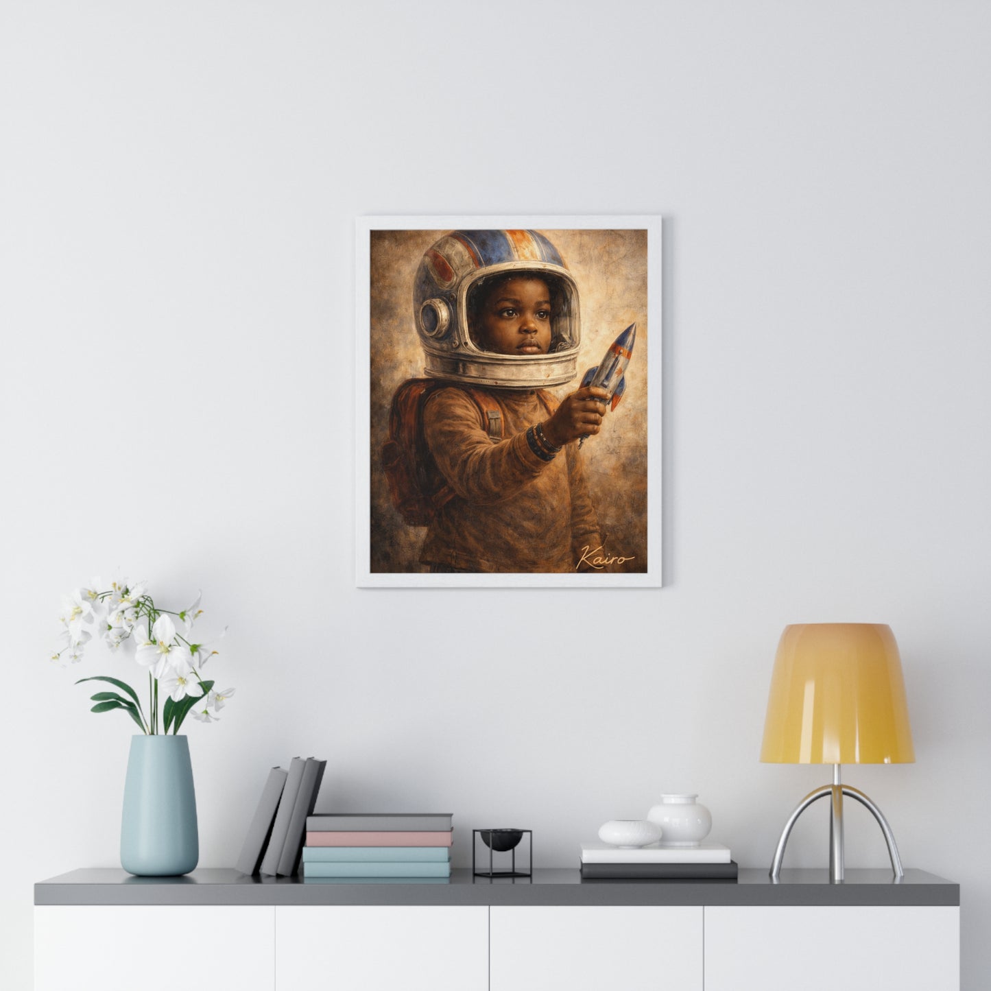 Through Kasen's Eyes  | Vertical Framed Poster