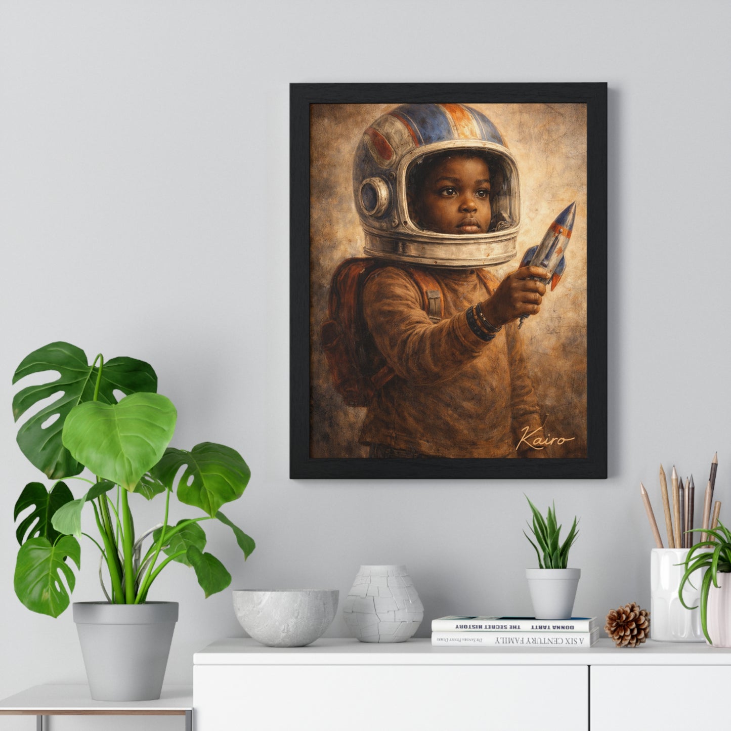 Through Kasen's Eyes  | Vertical Framed Poster