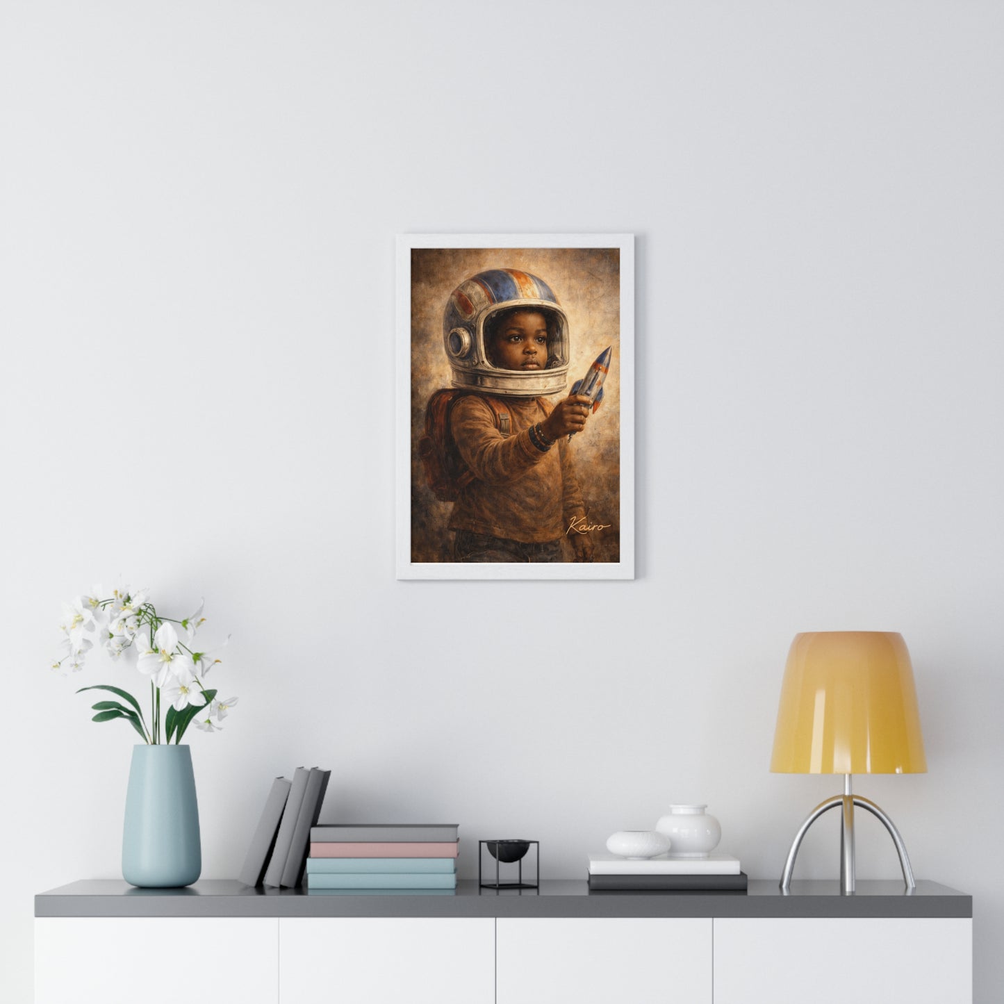 Through Kasen's Eyes  | Vertical Framed Poster
