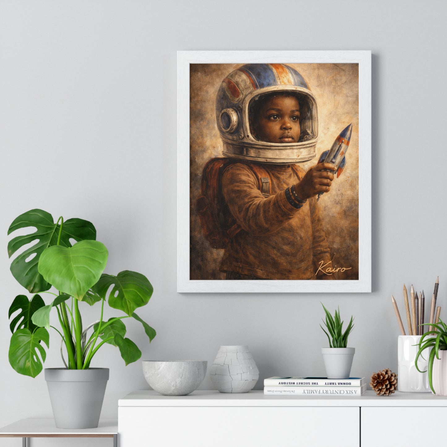 Through Kasen's Eyes  | Vertical Framed Poster