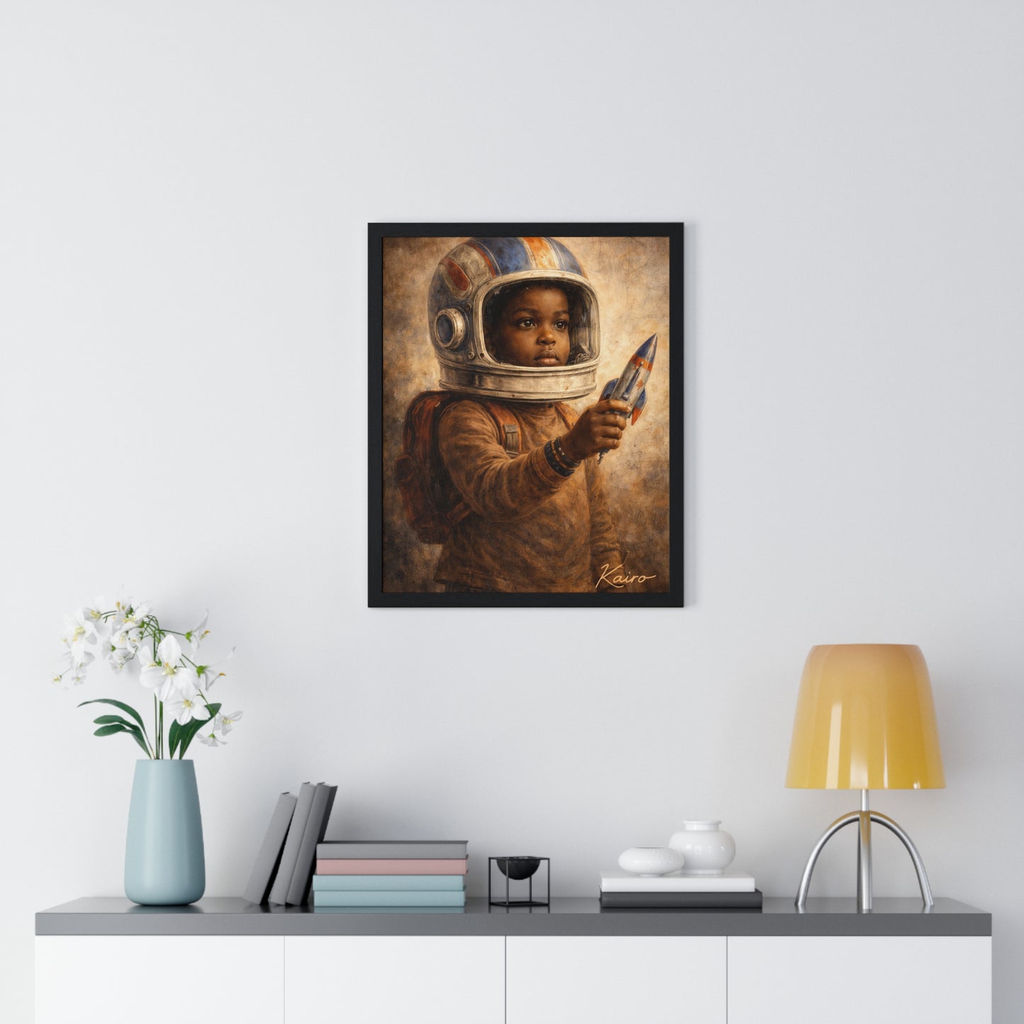 Through Kasen's Eyes  | Vertical Framed Poster